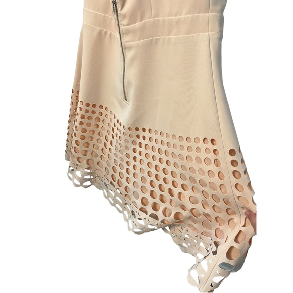 SUGAR LIPS THE MAYTE  BLUSH SPAGHETTI STRAP LASER CUT DRESS - Picture 13 of 15